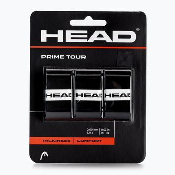 Owijki do rakiet tenisowych HEAD Prime Tour 3 szt. black
