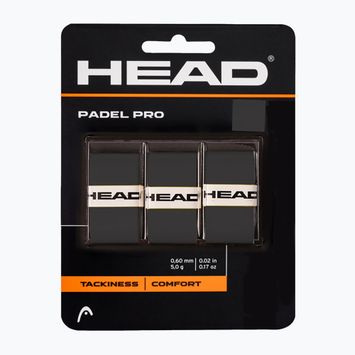 Owijki do rakiet do padla HEAD Padel Pro 3 szt. black