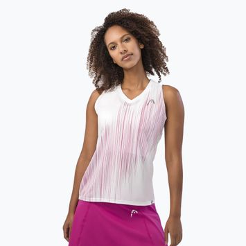 Koszulka tenisowa damska HEAD Performance vivid pink/print perf