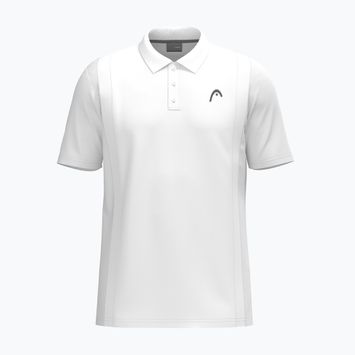 Koszulka tenisowa polo męska HEAD Club 25 Tech Polo white