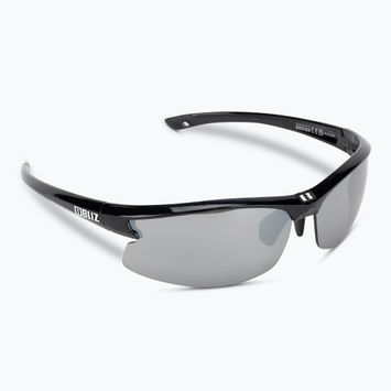 Okulary przeciwsłoneczne Bliz Motion shiny metallic black/smoke silver mirror