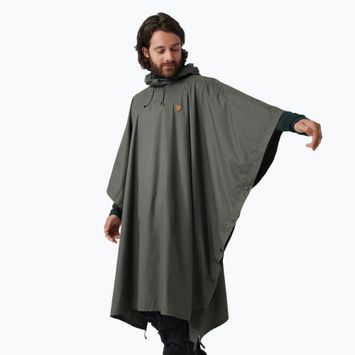 Peleryna przeciwdeszczowa Fjällräven Poncho dark olive