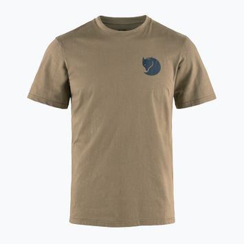 Koszulka męska Fjällräven Walk With Nature suede brown