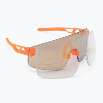 Okulary przeciwsłoneczne POC Elicit Toric fl.orange translucent/clarity road/partly sunny gold