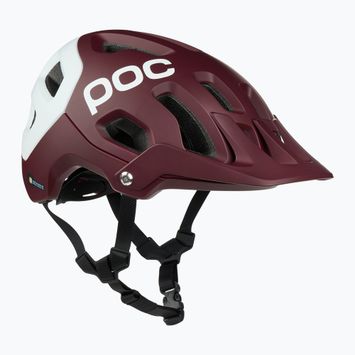 Kask rowerowy MTB POC Tectal Race MIPS garnet red/hydrogen white matt