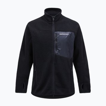 Bluza polarowa męska Peak Performance Pile Zip black