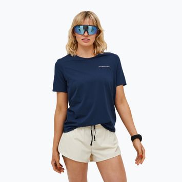 Koszulka damska Peak Performance Explore Logo blue shadow