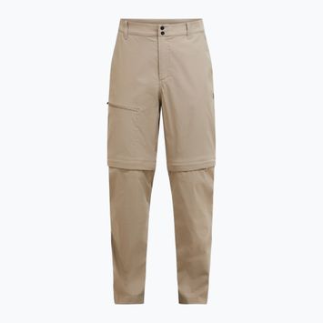 Spodnie trekkingowe męskie Peak Performance Iconiq Zip avid beige