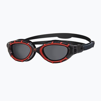 Okulary do pływania Zoggs Predator Flex Polarized red/ black/ smoke polarized