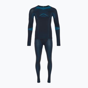 Komplet bielizny termoaktywnej męskiej ODLO Fundamentals Performance Warm dark saphire/ blue jewel