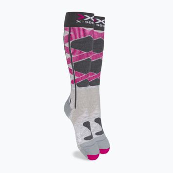 Skarpety narciarskie damskie X-Socks Ski Control 4.0 grey melange/charcoal
