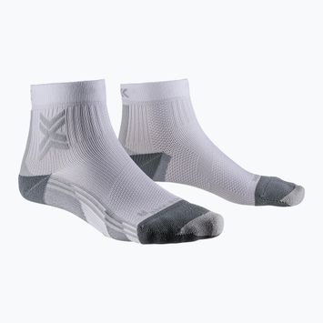 Skarpety do biegania damskie X-Socks Run Discover Ankle arctic white/pearl grey