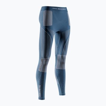 Legginsy termoaktywne damskie X-Bionic Energy Accumulator 4.0 mineral blue / arctic white