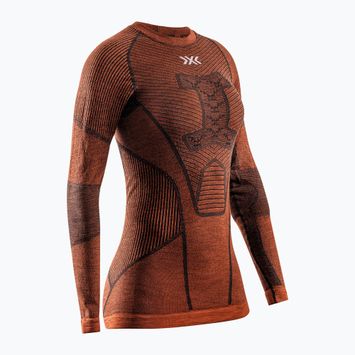 Longsleeve termoaktywny damski X-Bionic Symbio Merino Shirt clay