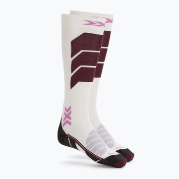 Skarpety narciarskie damskie X-Socks Ski Expert Otc x white/lavender