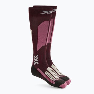 Skarpety narciarskie damskie X-Socks Ski Touring Perform Otc deep purple/light sand