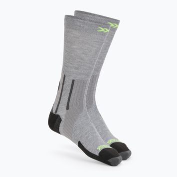 Skarpety X-Socks Run Perform Warm Crew rhino grey/canary