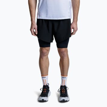 Spodenki do biegania męskie X-Bionic Efektor 2in1 x black/x black