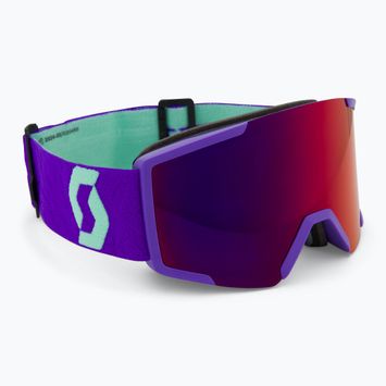 Gogle narciarskie SCOTT Shield deep purple/solar red chrome