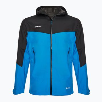 Kurtka przeciwdeszczowa męska Mammut Convey Tour HS Hooded glacier blue/black