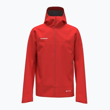 Kurtka przeciwdeszczowa męska Mammut Crater Light HS Hooded mammut red