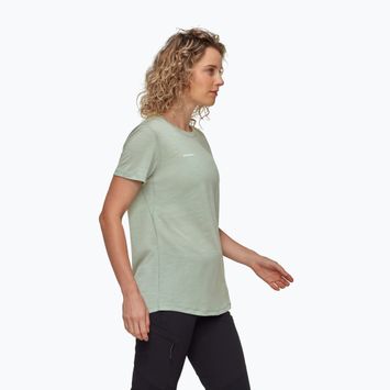 Koszulka trekkingowa  damska Mammut Tree Wool FL silver sage melange
