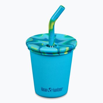 Kubek Klean Kanteen Kid's Steel Straw Lid 296 ml hawaian ocean