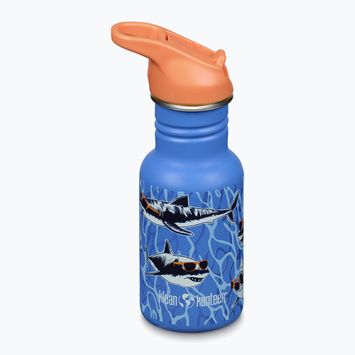 Butelka turystyczna dziecięca Klean Kanteen Flip Seal Sport Cap Straw 355 ml sharks in shades