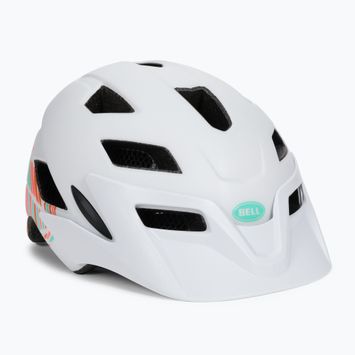 Kask rowerowy dziecięcy Bell Sidetrack Jr matte white chapelle