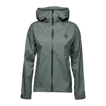 Kurtka przeciwdeszczowa damska Black Diamond Stormline Stretch Rain zielona APM6973053LRG1