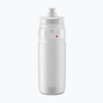 Bidon rowerowy Elite FLY Tex 750 ml clear/grey logo