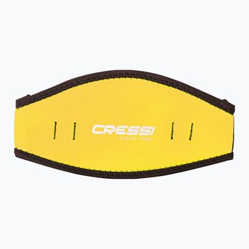 Osłona neoprenowa na pasek maski Cressi Neoprene Mask Strap Cover yellow