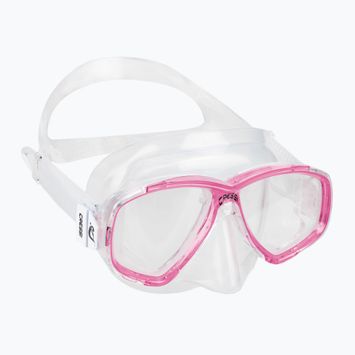 Maska do nurkowania Cressi Perla clear/pink