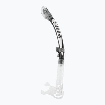 Fajka do nurkowania Cressi Alpha Ultra Dry clear/black/white