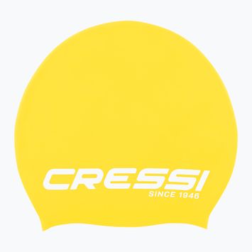 Czepek pływacki Cressi Loira Long Hair yellow/white
