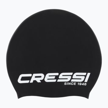 Czepek pływacki Cressi Loira Long Hair black/white