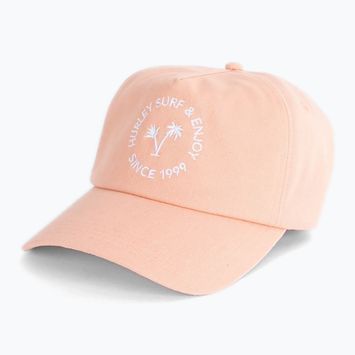 Czapka z daszkiem damska Hurley Clare pink tint