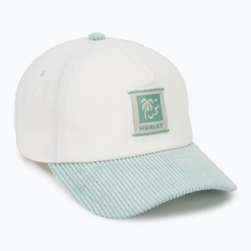 Czapka z daszkiem damska Hurley Palm neptune green