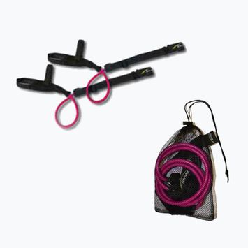 Gumy do treningu z kijami nordic walking GABEL Stride Power NW Rubber 15 lb czerwony
