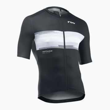 Koszulka rowerowa męska Northwave Force Evo black/white