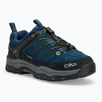 Buty trekkingowe dziecięce CMP Rigel Low Wp blue ink / yellow