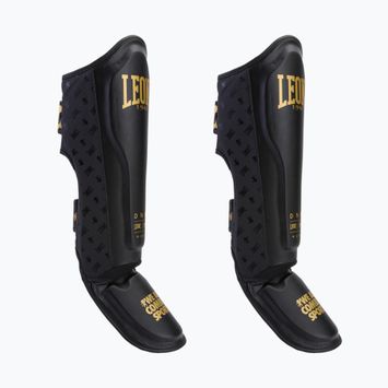 Ochraniacze piszczeli i stóp LEONE 1947 Shin Guards Dna black