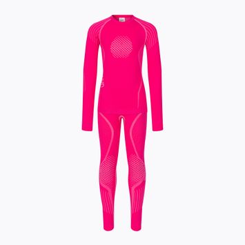 Komplet bielizny termoaktywnej dziecięcej UYN Visyon UW Set sweet pink