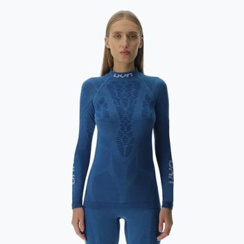 Longsleeve termoaktywny damski UYN Elevation Biomorph LS Turtle Neck blue atoll