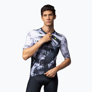 Koszulka rowerowa męska Alé Palm black