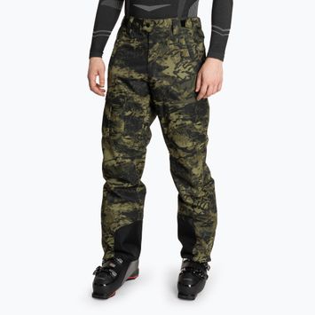 Spodnie narciarskie męskie Oakley Divisional Cargo Shell Pant tiger camo green