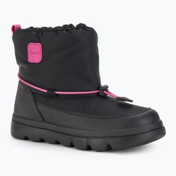 Śniegowce dziecięce Geox Willaboom ABX black/fuchsia