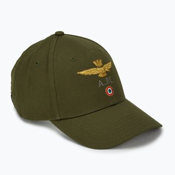 Czapka z daszkiem męska Aeronautica Militare 251HA1100CT2848 verde militare