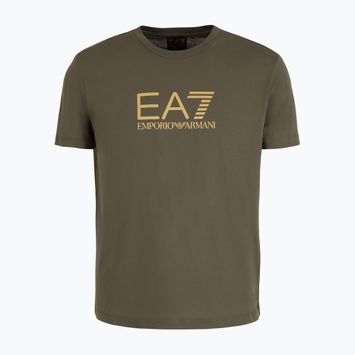 Koszulka męska EA7 Emporio Armani Train Gold Label Tee Pima Big Logo beetle