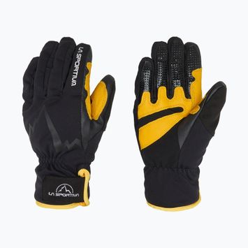 Rękawice skiturowe La Sportiva Ski Touring black/yellow